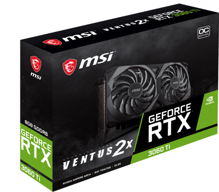MSI GeForce RTX 3060 Ti 8GB VENTUS 2X OC