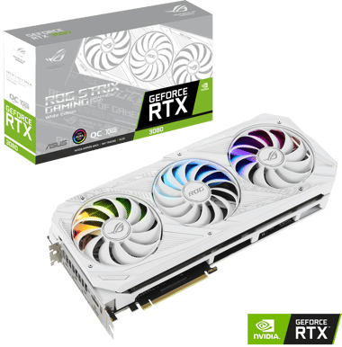ASUS GeForce RTX 3080 10GB ROG STRIX OC WHITE