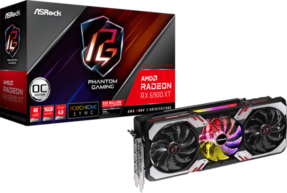 ASRock Radeon RX 6900 XT 16GB Phantom Gaming D OC