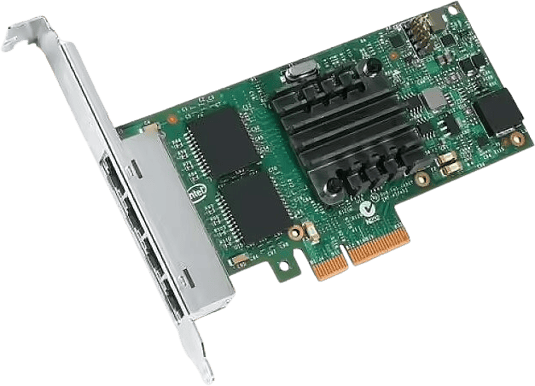 Intel I350-T4V2, Server Adapter  BLK