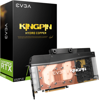 EVGA GeForce RTX 3090 24GB K|NGPIN HYDRO COPPER GAMING