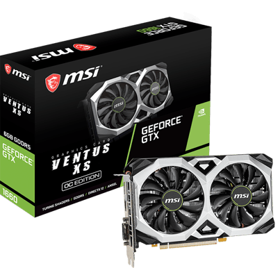 MSI GeForce GTX 1660 6GB VENTUS XS OCV1