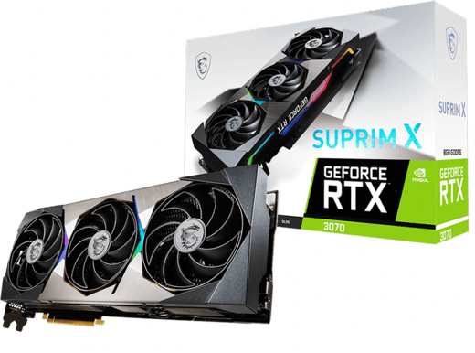MSI GeForce RTX 3070 8GB SUPRIM X LHR