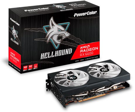 PowerColor Radeon RX 6600 8GB HELLHOUND