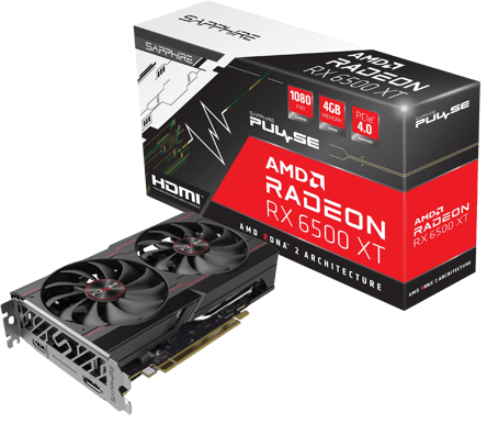 Sapphire Radeon RX 6500 XT 4GB Pulse