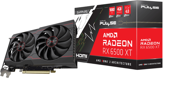 Sapphire Radeon RX 6500 XT 4GB Pulse