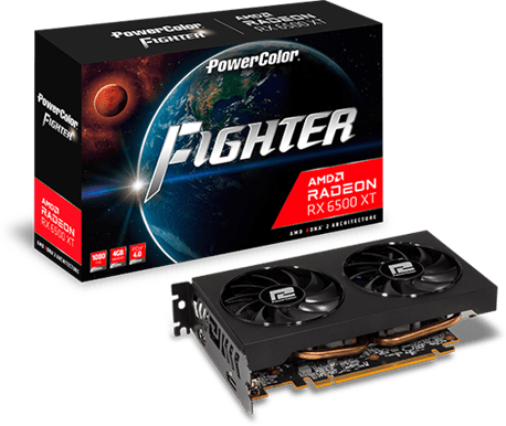 PowerColor Radeon RX 6500 XT 4GB FIGHTER