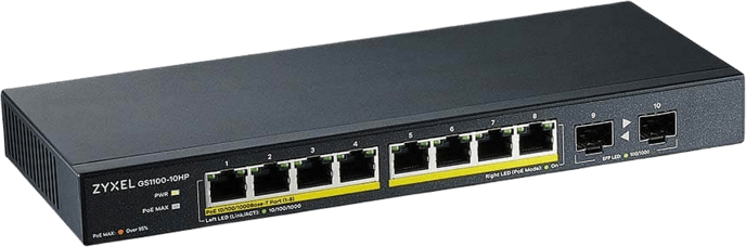 Zyxel GS1100-10HP v2 SFP PoE+