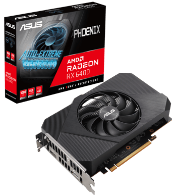 ASUS Radeon RX 6400 4GB Phoenix