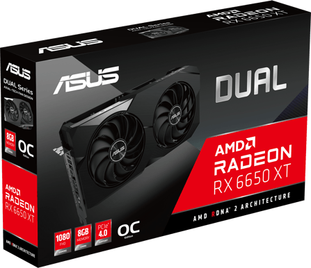 ASUS Radeon RX 6650 XT 8GB DUAL OC