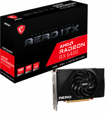 MSI Radeon RX 6400 4GB AERO ITX