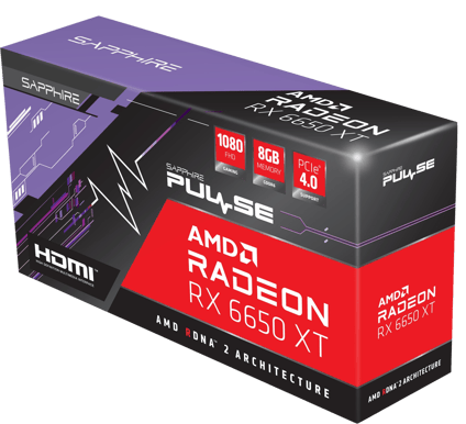 Sapphire Radeon RX 6650 XT 8GB Pulse OC
