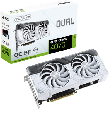 ASUS GeForce RTX 4070 12GB DUAL WHITE OC