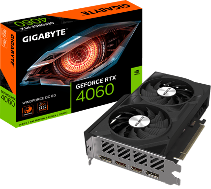 Gigabyte GeForce RTX 4060 8GB Windforce OC