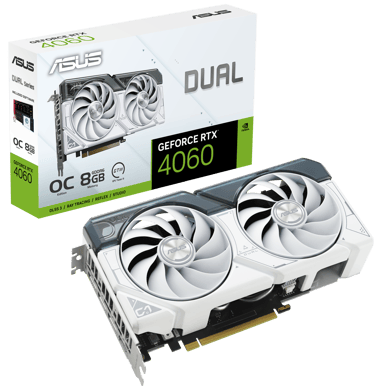 ASUS GeForce RTX 4060 8GB Dual OC White