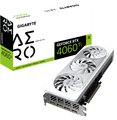 Gigabyte GeForce RTX 4060 Ti 16GB Aero OC