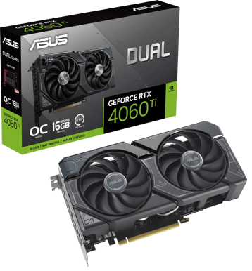 ASUS GeForce RTX 4060 Ti 16GB GDDR6 DUAL OC