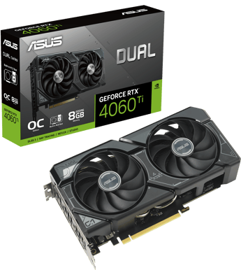 ASUS GeForce RTX 4060 Ti 8GB DUAL OC - SSD