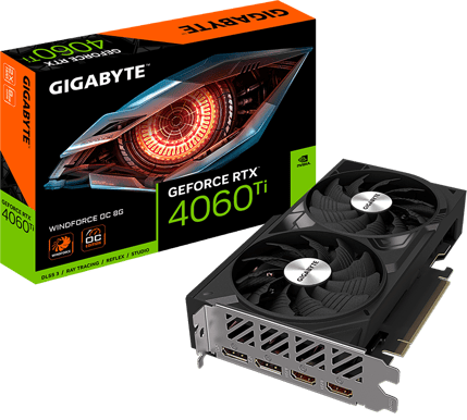 Gigabyte GeForce RTX 4060 Ti 8GB Windforce