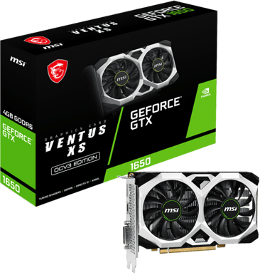 MSI GeForce GTX 1650 4GB D6 VENTUS XS OCV3