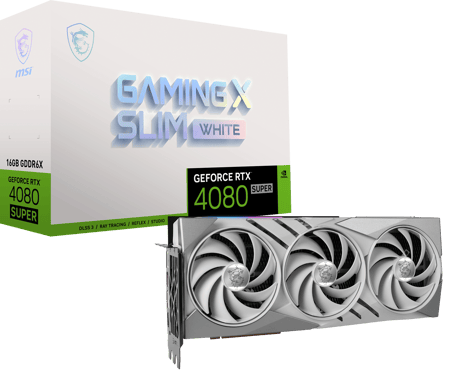 MSI GeForce RTX 4080 Super 16GB Gaming X Slim White