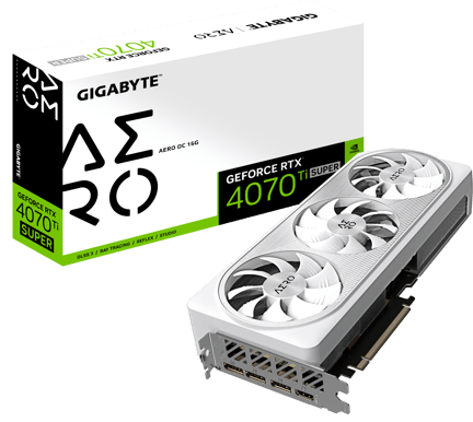 Gigabyte GeForce RTX 4070 Ti Super 16GB Aero OC