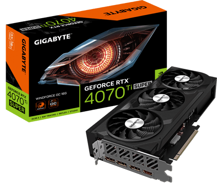 Gigabyte GeForce RTX 4070 Ti Super 16GB Windforce OC