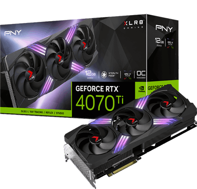 PNY GeForce RTX 4070 Ti Super 16GB XLR8 Gaming Verto EPIC-X RGB Triple Fan OC