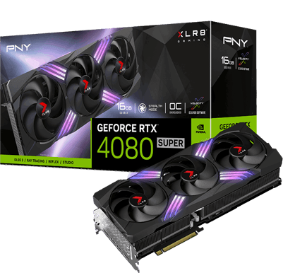 PNY Geforce RTX 4080 Super 16GB XLR8 Gaming Verto EPIC-X RGB Triple Fan OC