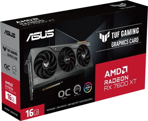 ASUS Radeon RX 7600 XT 16GB TUF Gaming OC