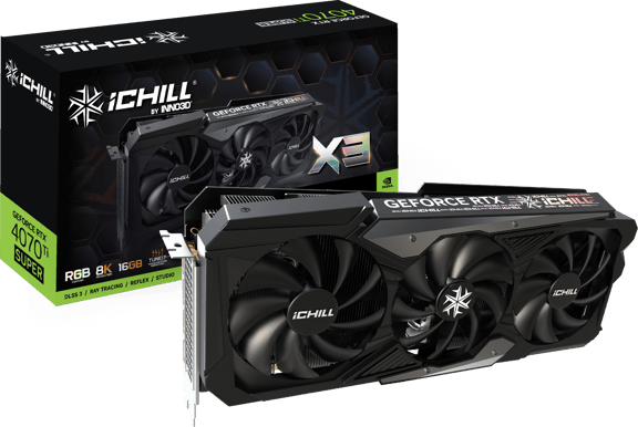 INNO3D GeForce RTX 4070 Ti SUPER 16GB iCHILL X3