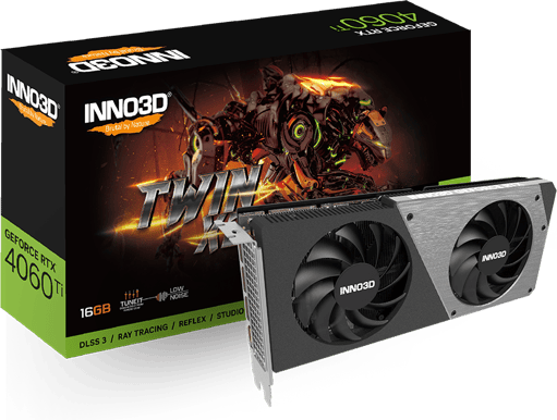 INNO3D GeForce RTX 4060 Ti 16GB Twin X2