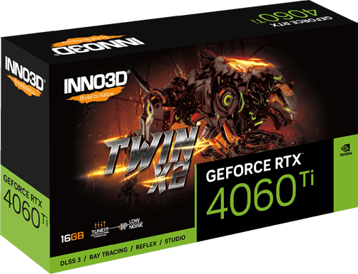 INNO3D GeForce RTX 4060 Ti 16GB Twin X2