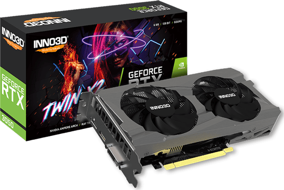 INNO3D GeForce RTX 3050 6GB Twin X2