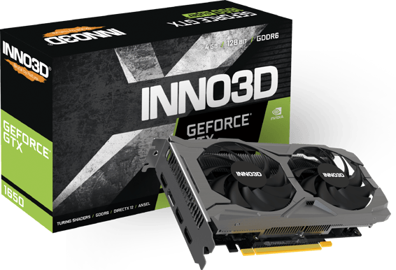 INNO3D GeForce GTX 1650 4GB Twin X2 OC V3