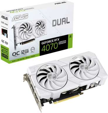 ASUS GeForce RTX 4070 Super 12GB Dual EVO White OC