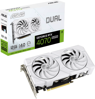 ASUS GeForce RTX 4070 Super 12GB Dual EVO White
