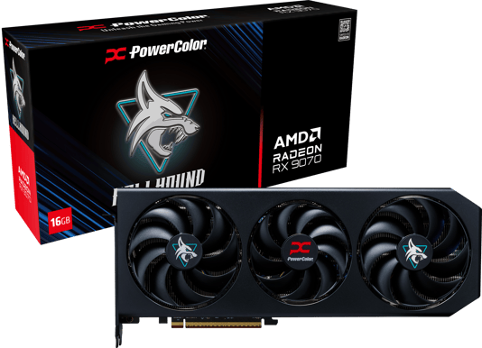 PowerColor Radeon RX 9070 16GB Hellhound