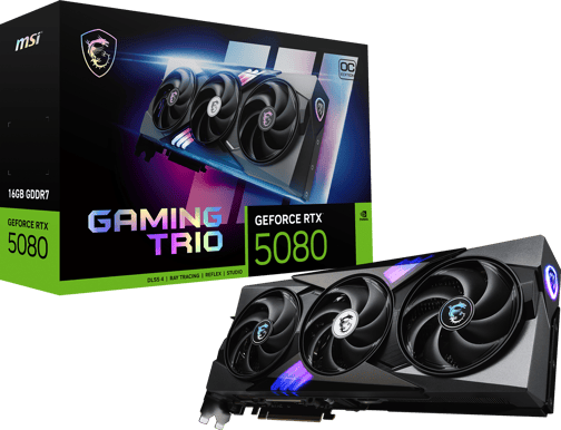 MSI GeForce RTX 5080 16GB Gaming Trio OC