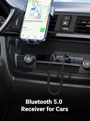 UGREEN Bluetooth Car Receiver Aux med mic