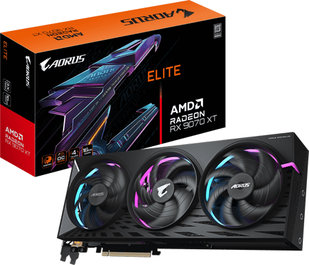Gigabyte Radeon RX 9070 XT 16GB Aorus Elite