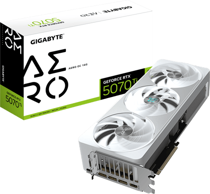 Gigabyte GeForce RTX 5070 Ti 16GB Aero OC