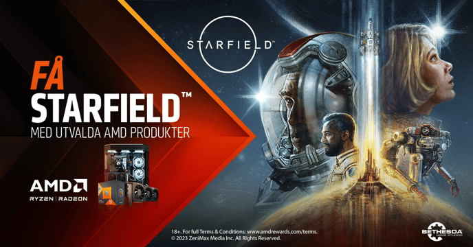 Spelkupong - AMD Starfield - Ryzen