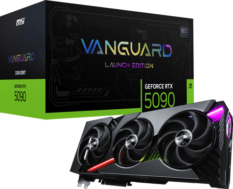 MSI GeForce RTX 5090 32GB Vanguard SOC Launch Edition