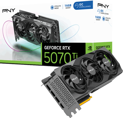 PNY GeForce RTX 5070 Ti 16GB OC