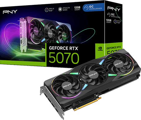 PNY GeForce RTX 5070 12GB ARGB OC