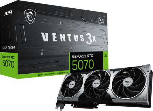 MSI GeForce RTX 5070 12GB Ventus 3X OC
