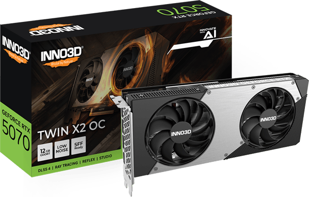 INNO3D GeForce RTX 5070 12GB Twin X2 OC