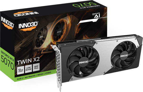 INNO3D GeForce RTX 5070 12GB Twin X2