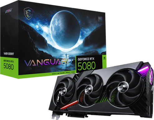 MSI GeForce RTX 5080 16GB Vanguard SOC